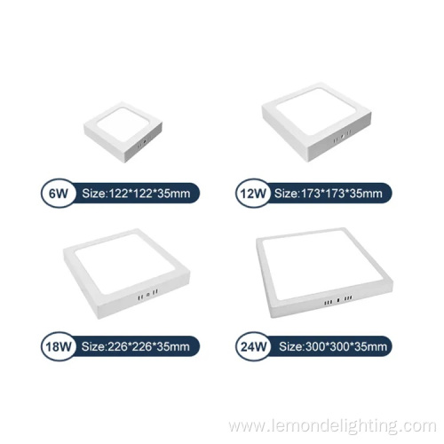 SMD Square Plastic LED Recessed Panel Light